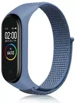 Beline apyrankė Mi Band 7/6/5/4/3 NylonLoop mėlynos spalvos