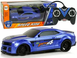 Sportinis automobilis 1:24 su nuotoliniu valdymu, mėlynas