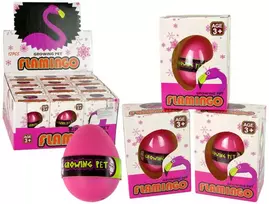 Augantis flamingo kiaušinis, 6 cm, rožinis (1 vnt.)