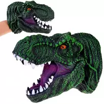 Žaislinė guminė pirštinė dinozauras T-REX