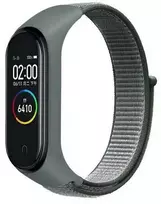 Beline apyrankė Mi Band 7/6/5/4/3 NylonLoop pilkos spalvos