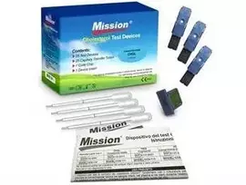 Cholesterolio tyrimo juostelės su "Mission" matuokliu, 25 vnt.