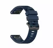 FIXED silikoninis dirželis Silikoninis dirželis skirtas Garmin QuickFit 22mm mėlynas