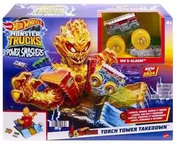 Mattel Hot Wheels Monster Trucks Power Smashers Muzikinis centras ..