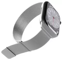 Puro ‘MILANESE’ apyrankė Apple Watch 42-44-45-49m, argento