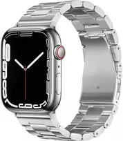 FORCELL F-DESIGN FA10 stainless steel apyrankė skirta Apple Watch 42 / 44 / 45 / 49 mm sidabro spalvos
