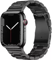 FORCELL F-DESIGN FA10 stainless steel apyrankė skirta Apple Watch 42 / 44 / 45 / 49 mm juodos spalvos