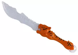 Kardas su garsais ir šviesom, oranžinis