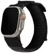 Urban Armor Gear UAG ACTIVE – UNIVERSALUS NAILONINIS DIRŽELĖLIS APPLE WATCH 49MM/45MM/44MM/42MM (APPLE WATCH SERIJA: 1-3 R.42, 4-8, SE, ULTRA R.45) (GRAFITAS)