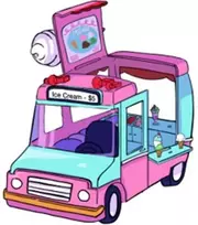 Adopt Me – Svarbi transporto priemonė – Ledų sunkvežimis (243-0147)
