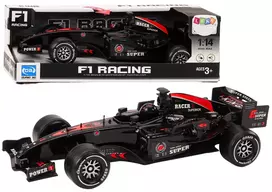 Sportinis automobilis F1 su garsais ir šviesom, juodas