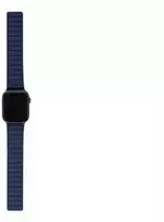 „Decoded“ silikoninis magnetinis tempimo dirželis LITE 38/40/41 mm, tamsiai mėlynas, bijūnų spalvos