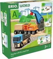 Ravensburger BRIO WORLD Geležinkelio rinkinys su keltuvu