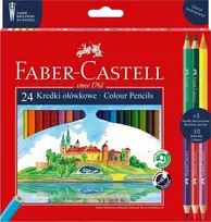 Faber-Castell WAWEL pieštukų kreidelės 24+3 vnt.