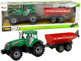 Traktorius su priekaba Lean Toys