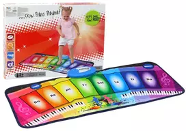 Lean Toys Muzikinis kilimėlis vaikams Rainbow Piano, 80x35 cm