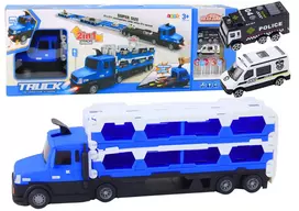 Lean Toys Lora 2in1 Vilkikas ir Lenktynių Trasa su Šviesomis ir Garsais