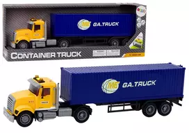 Lean Toys Sunkvežimis su Nuimama Puspriekabe ir Šviesos bei Garso Efektais