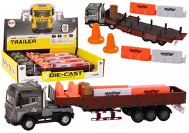 Lean Toys 1:24 Sunkvežimis su Priekaba ir Garso Efektais