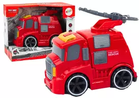 Lean Toys Gaisrinės mašina su garsais ir šviesomis, 19x16x11 cm