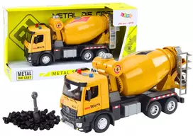 Lean Toys Betono maišyklė su trinties varikliu, šviesomis ir garsais