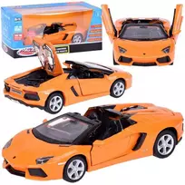 Jokomisiada automobilio metalinis modelis Lamborghini Aventador Roadster 1:32 interaktyvus ZA5053