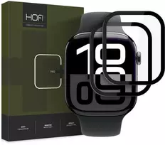 Hybrid Glass Apple Watch 10 (46mm) Hofi Hybrid Pro+ juodas
