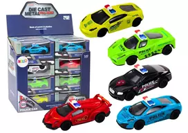 Lean Toys Policijos žaislinis automobilis 1:43 mastelio