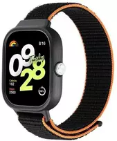 Beline apyrankė Redmi Watch 4 juodos ir oranžinės spalvos