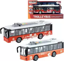 Miesto troleibusas "Metro City" su garsais ir šviesomis, Mastelis 1:16