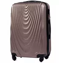 Kelioninis Vidutinio dydžio "Šampaninis" lagaminas Wings 304M