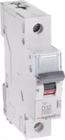 Legrand grandinės pertraukiklis S 301 1P D 32A 6000A - 403724