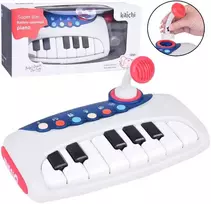 Jokomisiada Interaktyvus muzikinis vargonų pianinas su mikrofonu vaikams ZA5447