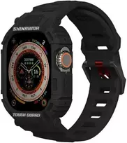 Skinarma apyrankė+Dėklas Mecha 2in1 Apple Watch 49mm juodos spalvos
