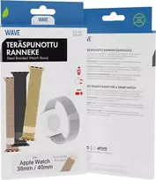 Banguota plieno pintinė apyrankė, Apple Watch 38 mm / 40 mm / 41 mm, rožinis auksas