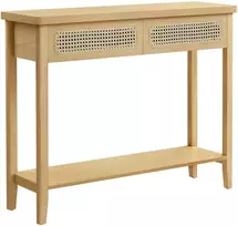 Songmics Vasagle Konsolinis staliukas su 2 stalčiais Boho stiliaus