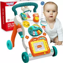 Woopie Baby WOOPIE Vaikiškas muzikos vaikštynė su piešimo lenta