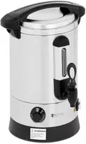 Virdulys Royal Catering Šiltesnis karšto vandens šildytuvas dvisienis plieno 6.5L 1500W