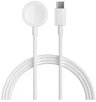 Devia belaidis įkroviklis Kintone USB-C 1,0 m baltos spalvos skirtas Apple Watch