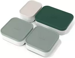 Monbento extra pojemniki do lunchboxa 4 sztuki Žalias