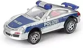 Ecost Prekė po grąžinimo Darda 50341 automobilis „Porsche GT3 Policija“ mėlyna/sidabrinė, lenktynini (Atnaujinta)
