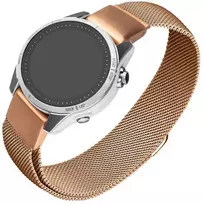 Fixed Fiksuotas nerūdijančio plieno dirželis Garmin QuickFit 20 mm, rožinio aukso spalvos