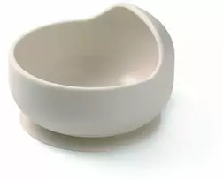 Baby Ono BabyOno lėkštutė silikoninė neslystanti kreminė 1481/04