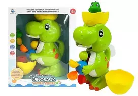 Lean Toys Vonios žaislas Dinozauras su malūnėliu