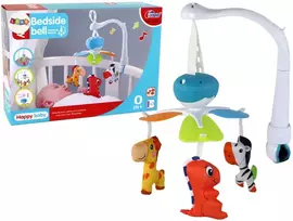 Kūdikių lovelės karuselė Lean Toys su garsais