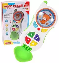 Malplay Vaikiškas muzikinis telefonas su atvartu