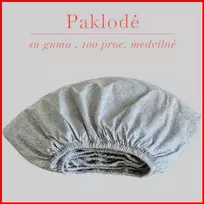 Paklodė su guma 100/140/160/180x200+30cm. - 140x200+30cm.