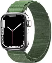 Hurtel Dirželis ze stalową sprzączką Alpine do Apple Watch 38 / 40 / 41 mm žalia