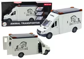 Lean Toys Žaislinė arklių transporto priemonė su šviesomis ir garsais