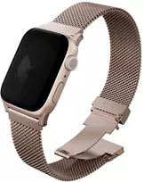 Apyrankė UNIQ Dante Pro skirtas Apple Watch 49/46/45/44mm Stainless Steel rožinės spalvos